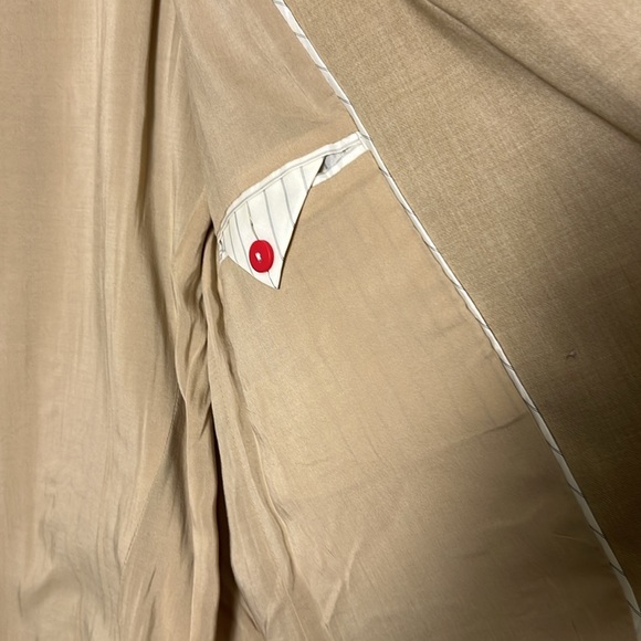 Anthropologie | Maeve NWT Tan Double Breasted Women's Blazer Size  12 - Picture 7 of 11